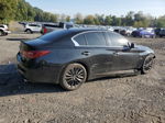 2018 Infiniti Q50 Luxe Черный vin: JN1EV7AR6JM444199