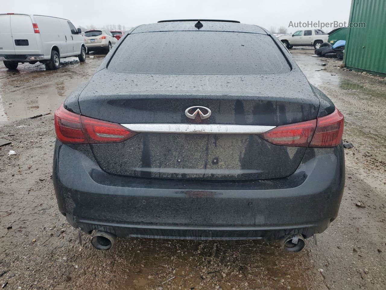 2018 Infiniti Q50 Luxe Black vin: JN1EV7AR6JM610544