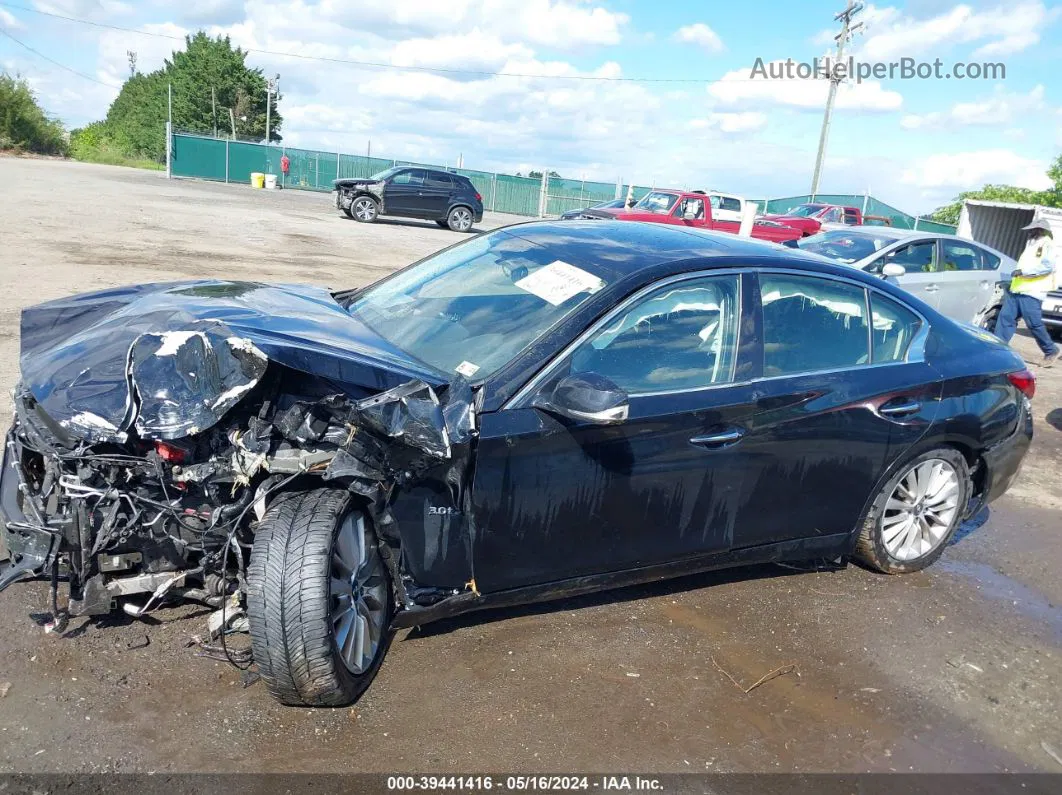 2019 Infiniti Q50 3.0t Luxe Black vin: JN1EV7AR6KM550797