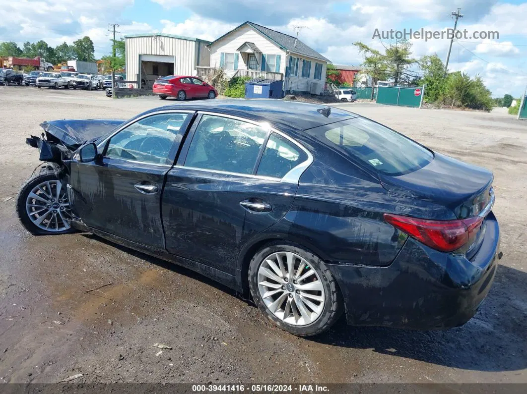 2019 Infiniti Q50 3.0t Luxe Black vin: JN1EV7AR6KM550797