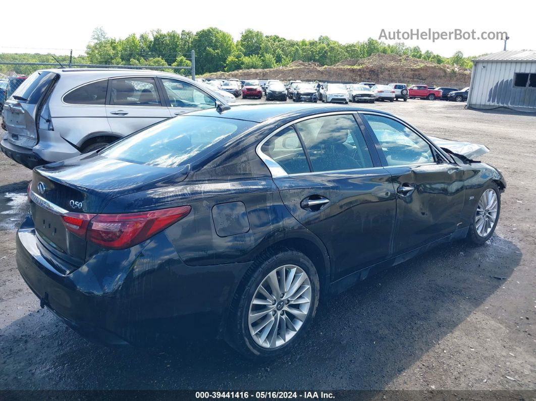 2019 Infiniti Q50 3.0t Luxe Black vin: JN1EV7AR6KM550797