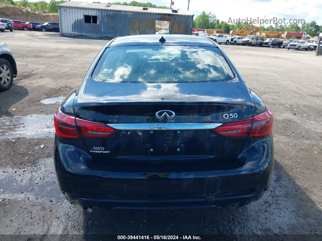 2019 Infiniti Q50 3.0t Luxe Black vin: JN1EV7AR6KM550797