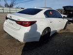 2019 Infiniti Q50 Luxe White vin: JN1EV7AR6KM550993