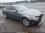 2019 Infiniti Q50 3.0t Luxe Gray vin: JN1EV7AR6KM552727