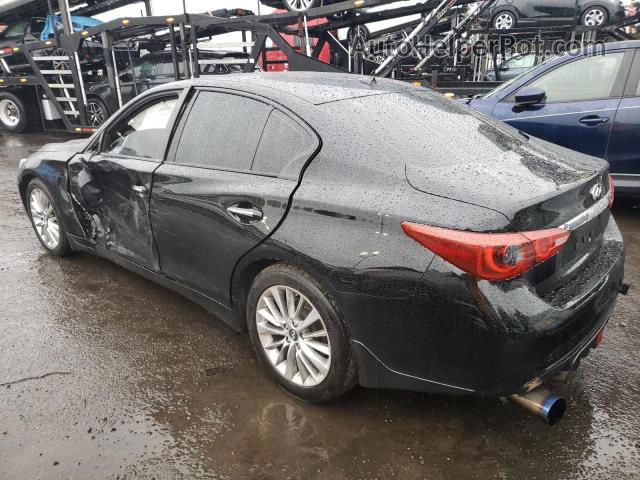 2019 Infiniti Q50 Luxe Black vin: JN1EV7AR6KM554090