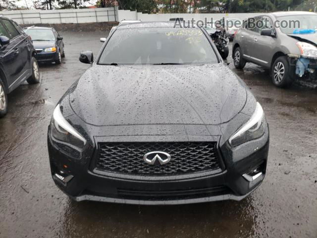 2019 Infiniti Q50 Luxe Черный vin: JN1EV7AR6KM554090