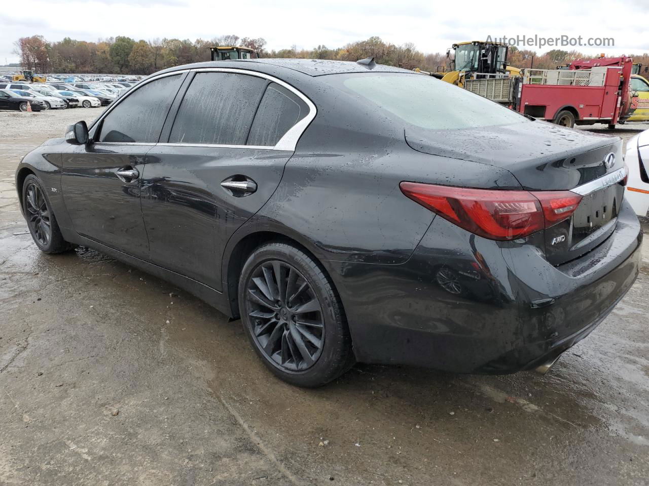 2019 Infiniti Q50 Luxe Black vin: JN1EV7AR6KM556373