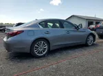 2019 Infiniti Q50 Luxe Silver vin: JN1EV7AR6KM558415