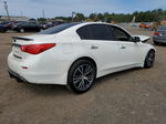 2016 Infiniti Q50 Premium White vin: JN1EV7AR7GM342208