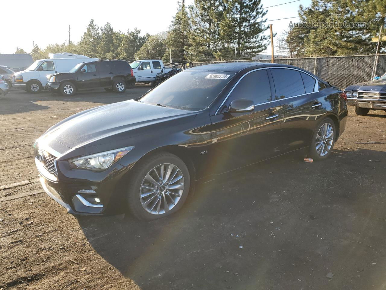 2018 Infiniti Q50 Luxe Black vin: JN1EV7AR7JM432532