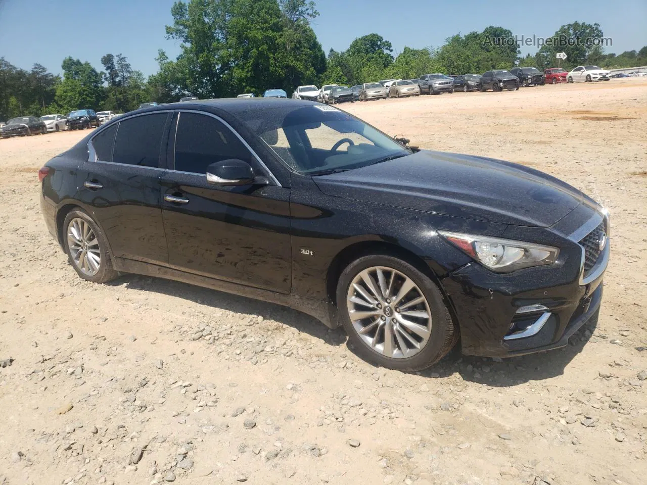 2018 Infiniti Q50 Luxe Black vin: JN1EV7AR7JM433406