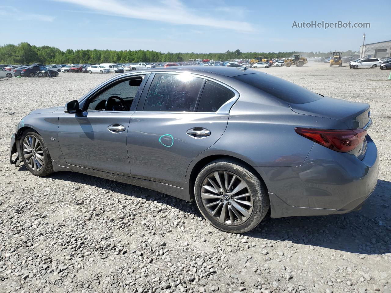 2018 Infiniti Q50 Luxe Gray vin: JN1EV7AR7JM433440