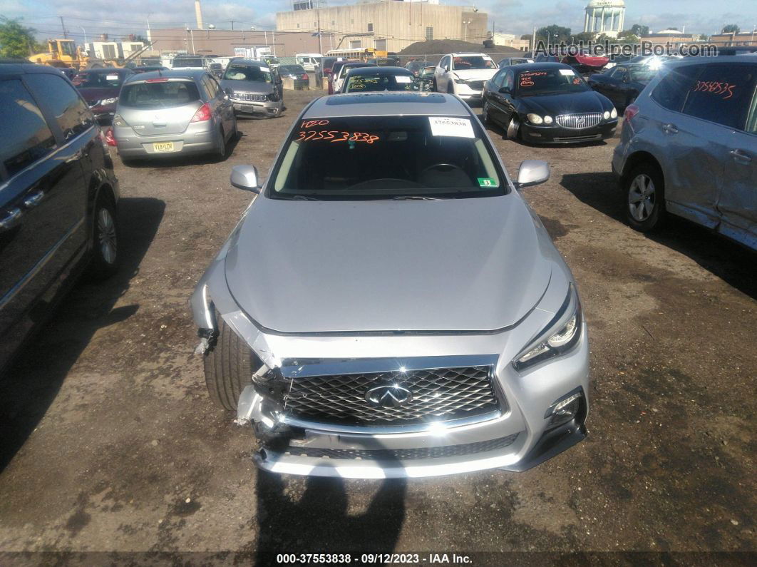 2018 Infiniti Q50 3.0t Sport Серебряный vin: JN1EV7AR7JM436337