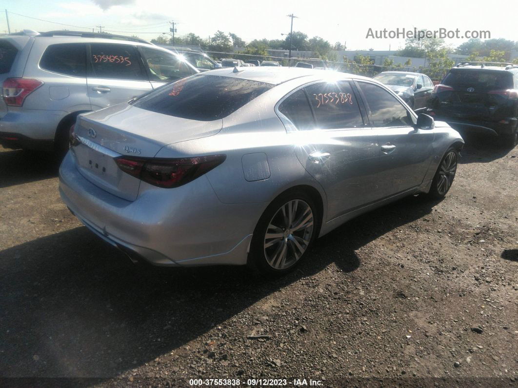 2018 Infiniti Q50 3.0t Sport Серебряный vin: JN1EV7AR7JM436337