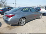 2018 Infiniti Q50 3.0t Luxe Gray vin: JN1EV7AR7JM438461