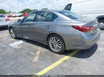 2018 Infiniti Q50 3.0t Luxe Gray vin: JN1EV7AR7JM438461