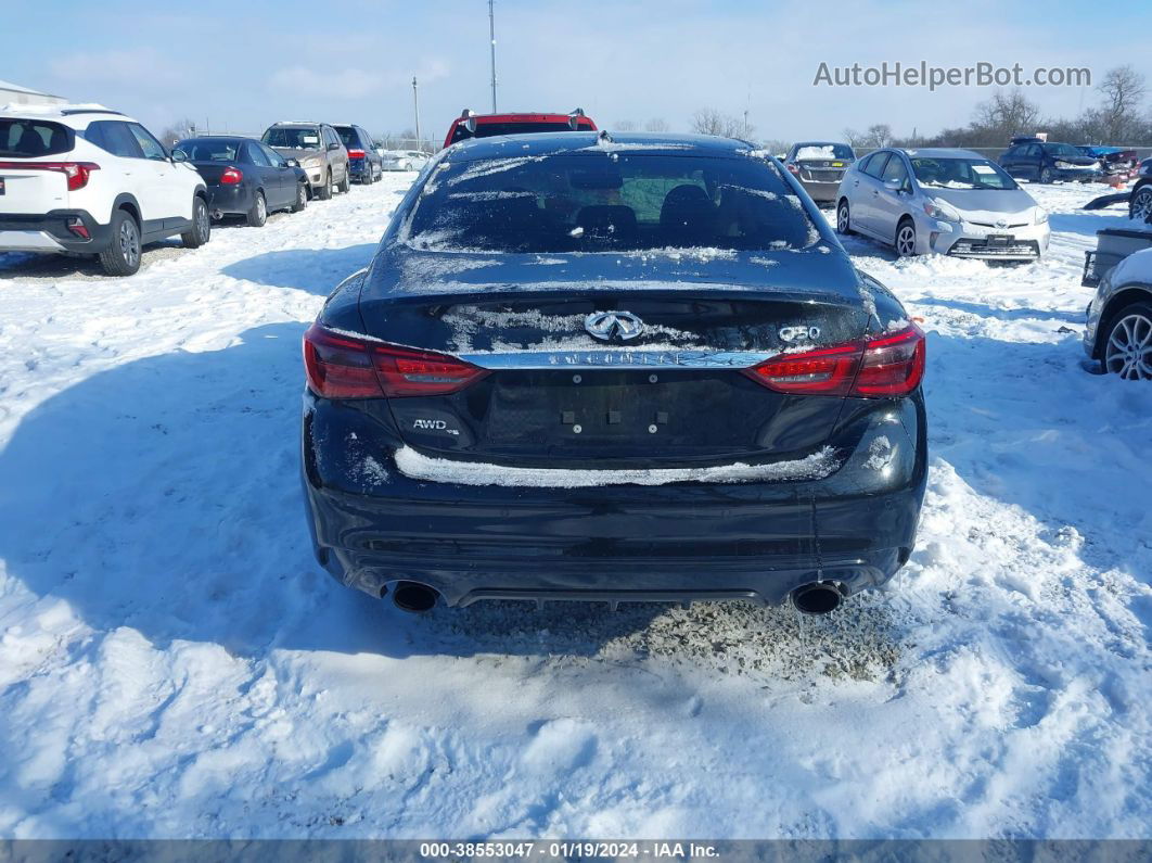 2018 Infiniti Q50 3.0t Luxe Black vin: JN1EV7AR7JM439139