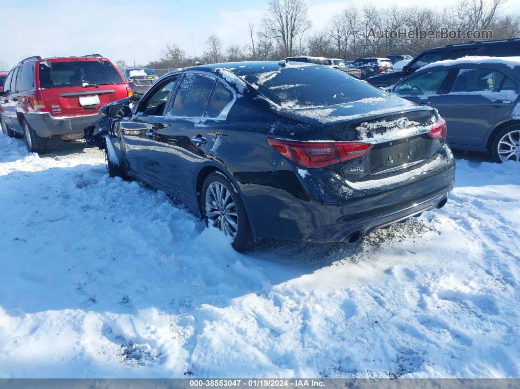 2018 Infiniti Q50 3.0t Luxe Black vin: JN1EV7AR7JM439139