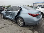 2018 Infiniti Q50 Luxe Синий vin: JN1EV7AR7JM441585