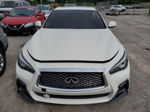 2019 Infiniti Q50 Luxe Белый vin: JN1EV7AR7KM590824