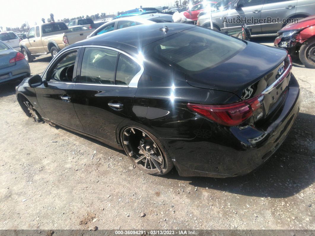 2019 Infiniti Q50 3.0t Signature Edition Черный vin: JN1EV7AR7KM592699