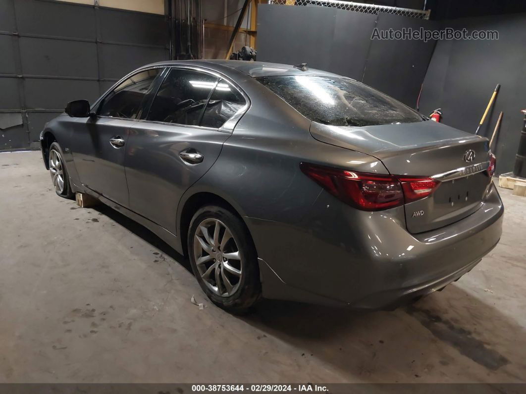 2019 Infiniti Q50 3.0t Sport Gray vin: JN1EV7AR7KM593531