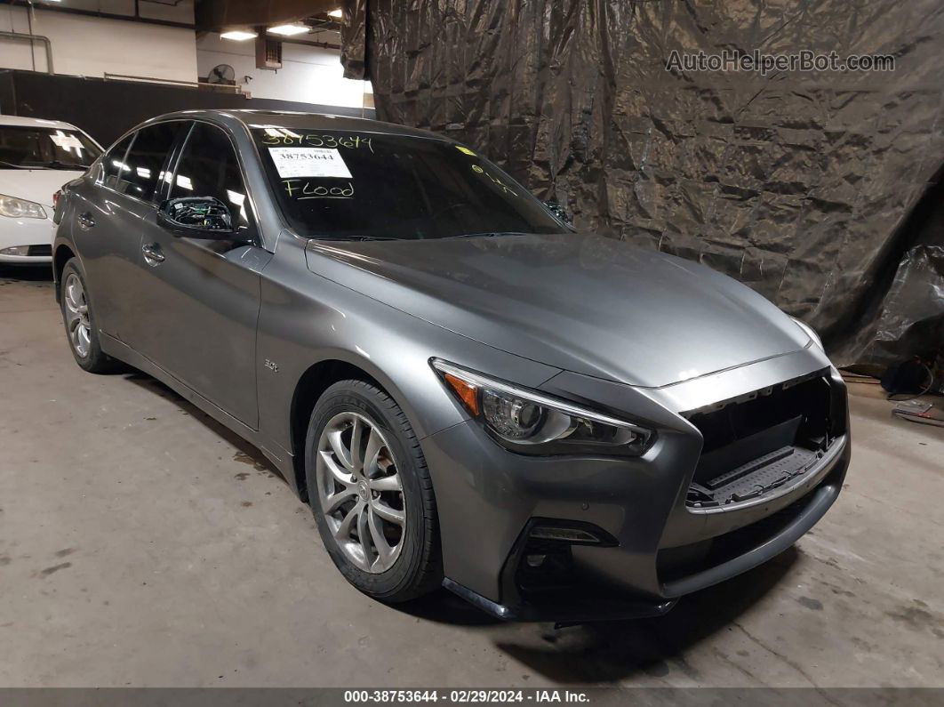 2019 Infiniti Q50 3.0t Sport Gray vin: JN1EV7AR7KM593531