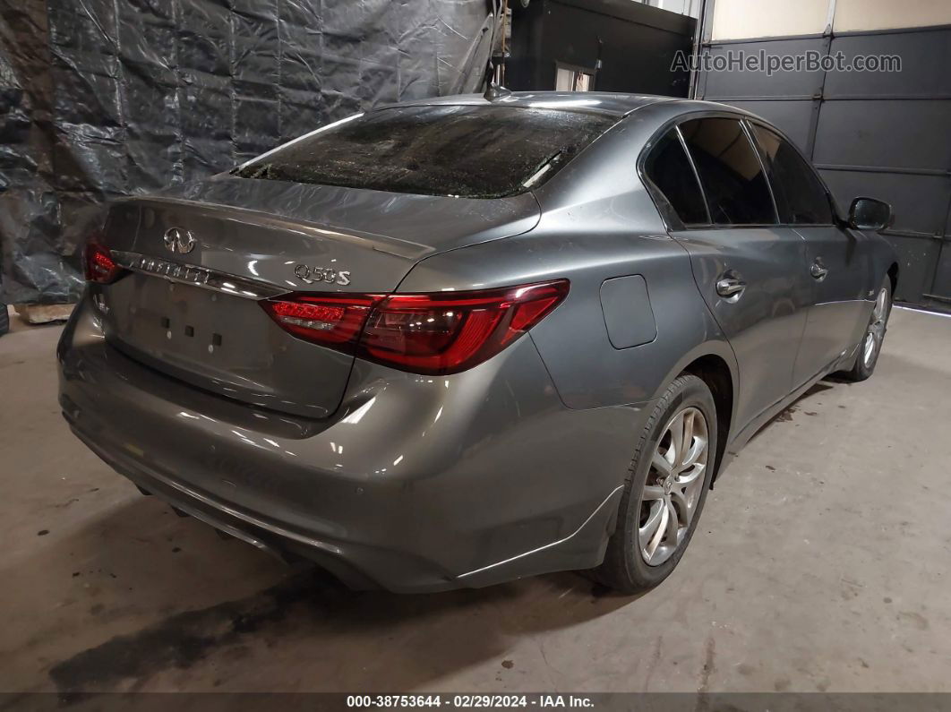 2019 Infiniti Q50 3.0t Sport Gray vin: JN1EV7AR7KM593531