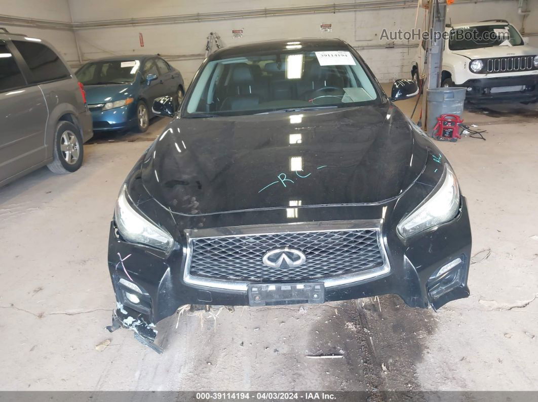 2016 Infiniti Q50 3.0t Sport Черный vin: JN1EV7AR8GM341780