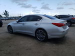 2016 Infiniti Q50 Premium Silver vin: JN1EV7AR8GM343450