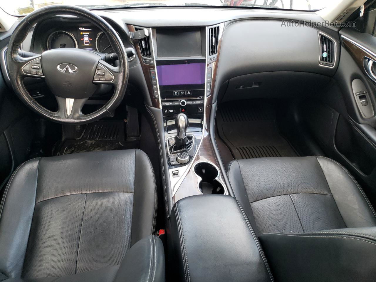 2016 Infiniti Q50 Premium Серебряный vin: JN1EV7AR8GM343450