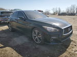 2018 Infiniti Q50 Luxe Черный vin: JN1EV7AR8JM435262