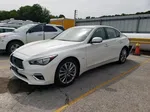 2018 Infiniti Q50 Luxe White vin: JN1EV7AR8JM436220