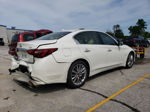 2018 Infiniti Q50 Luxe White vin: JN1EV7AR8JM436220