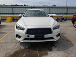 2018 Infiniti Q50 Luxe White vin: JN1EV7AR8JM436220