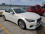 2018 Infiniti Q50 Luxe White vin: JN1EV7AR8JM436220