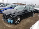 2019 Infiniti Q50 Luxe Black vin: JN1EV7AR8KM554012