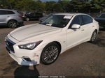 2019 Infiniti Q50 3.0t Luxe White vin: JN1EV7AR8KM554320