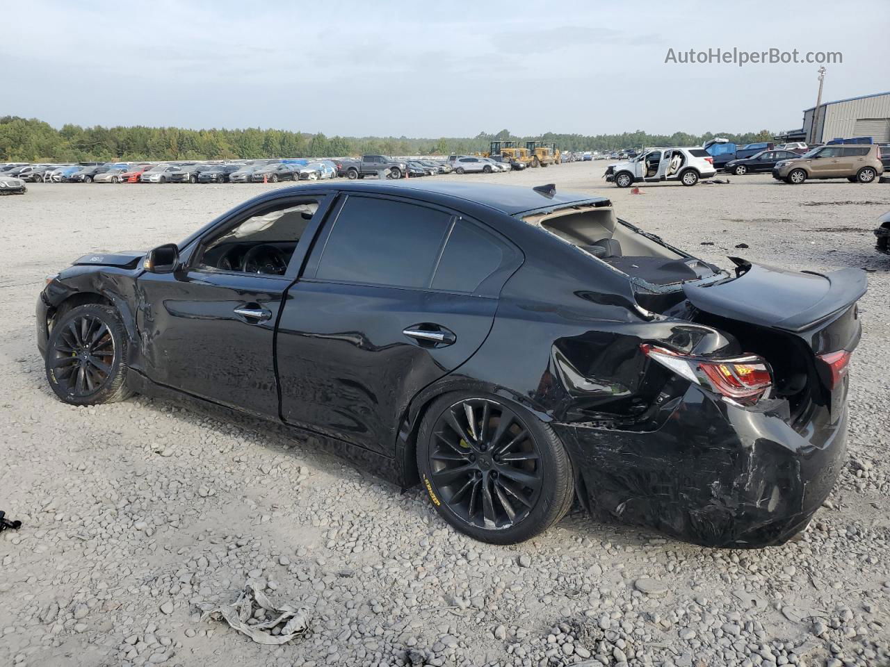 2019 Infiniti Q50 Luxe Black vin: JN1EV7AR8KM554415