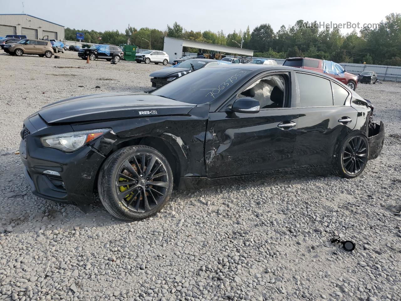 2019 Infiniti Q50 Luxe Black vin: JN1EV7AR8KM554415