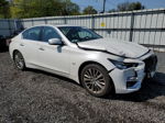 2019 Infiniti Q50 Luxe White vin: JN1EV7AR8KM555662