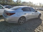 2019 Infiniti Q50 Luxe Silver vin: JN1EV7AR8KM558450