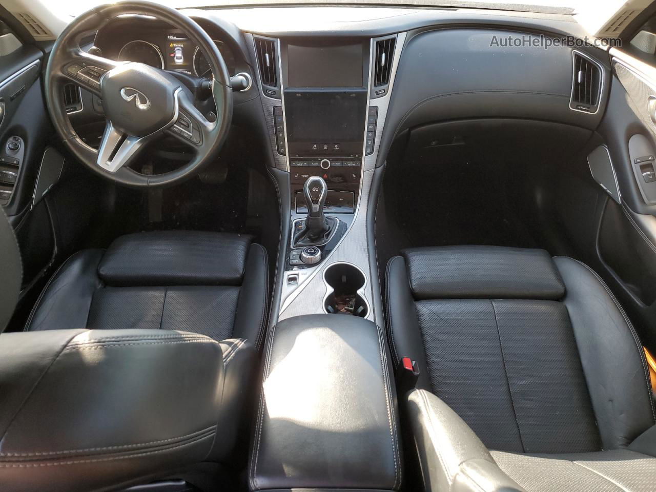 2019 Infiniti Q50 Luxe Silver vin: JN1EV7AR8KM558450