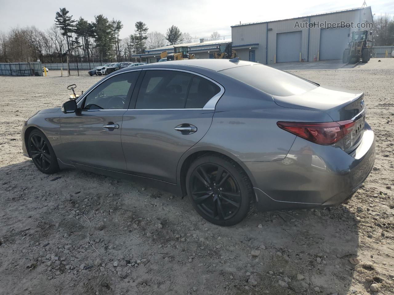 2019 Infiniti Q50 Luxe Gray vin: JN1EV7AR8KM590590