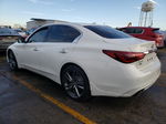 2019 Infiniti Q50 Luxe White vin: JN1EV7AR8KM591058