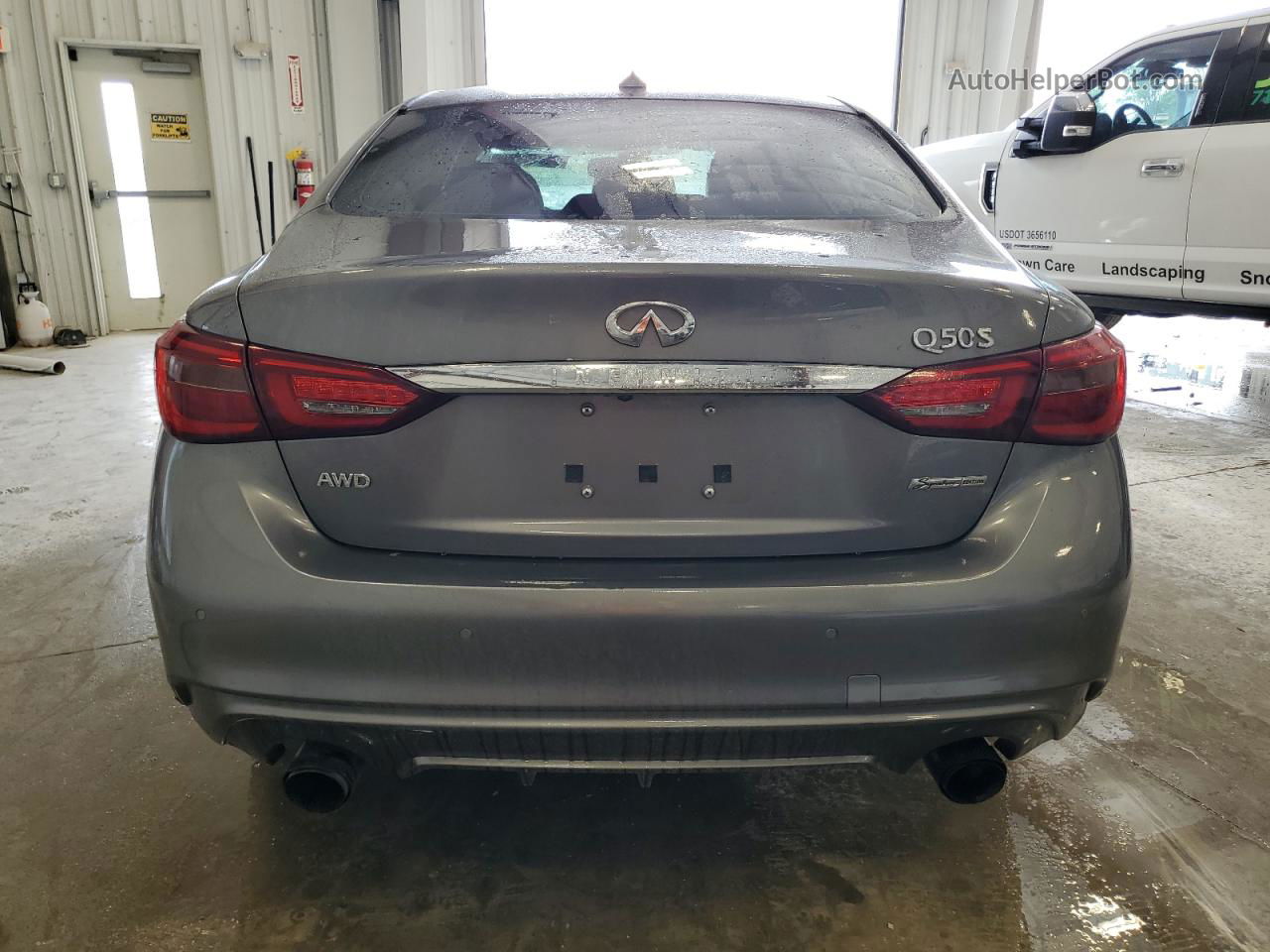 2019 Infiniti Q50 Luxe Charcoal vin: JN1EV7AR8KM591335