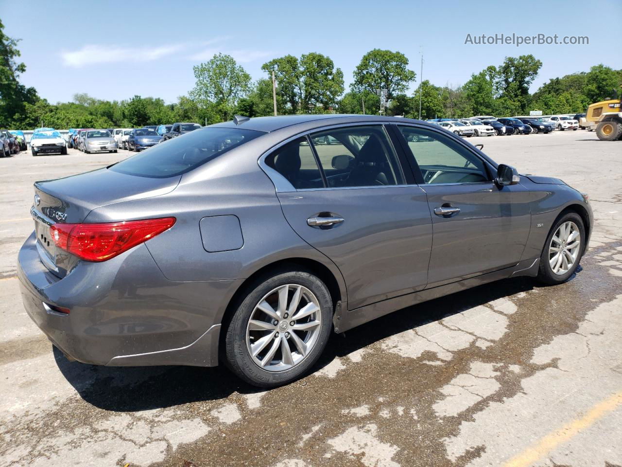 2016 Infiniti Q50 Premium Gray vin: JN1EV7AR9GM342758