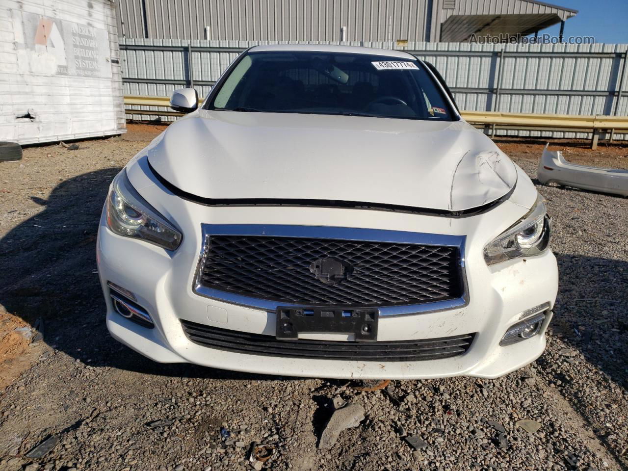 2016 Infiniti Q50 Premium Белый vin: JN1EV7AR9GM344557