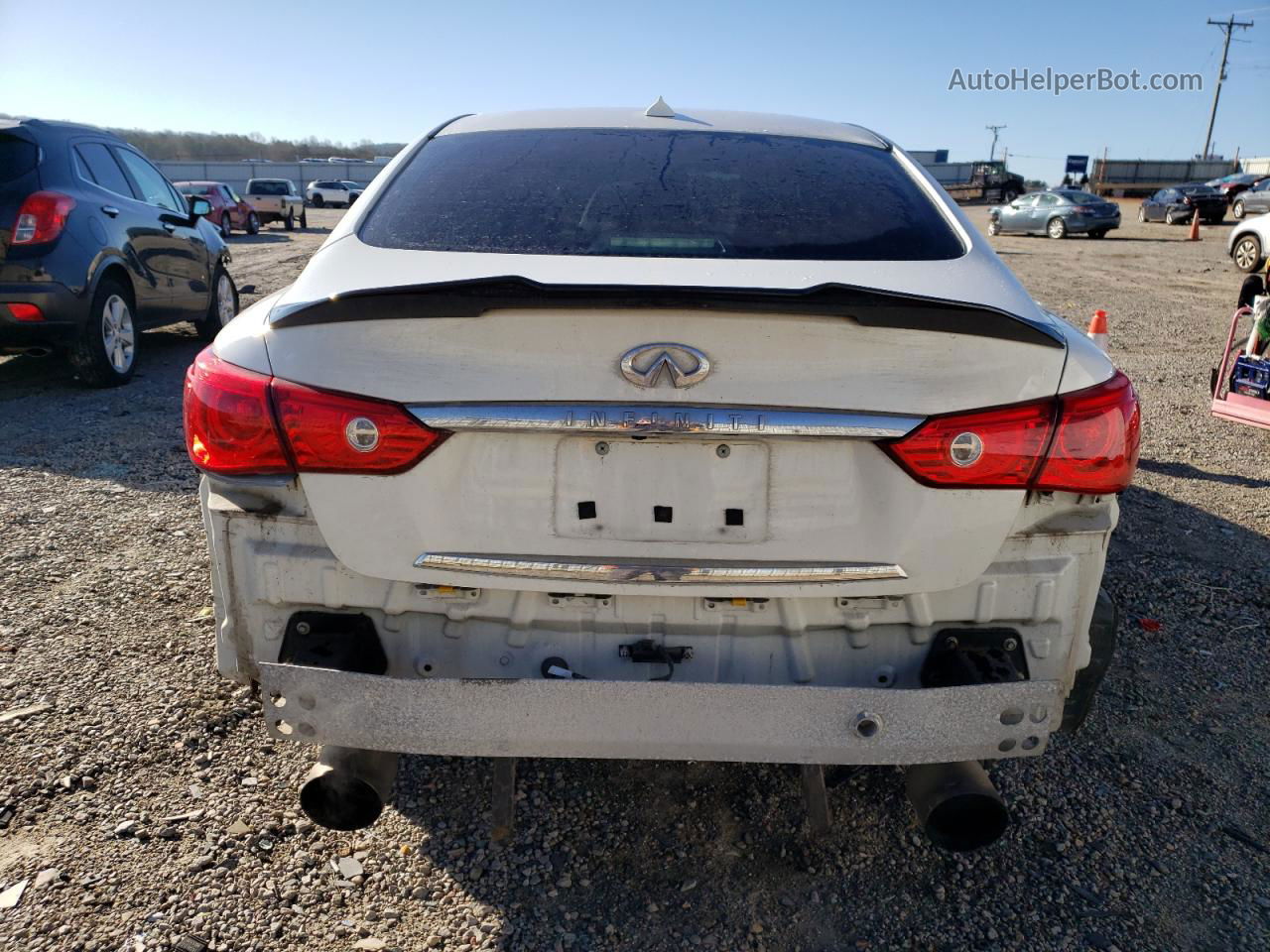 2016 Infiniti Q50 Premium Белый vin: JN1EV7AR9GM344557