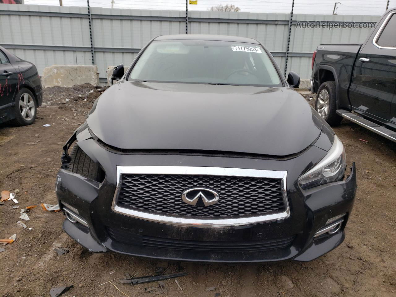 2016 Infiniti Q50 Premium Black vin: JN1EV7AR9GM345482